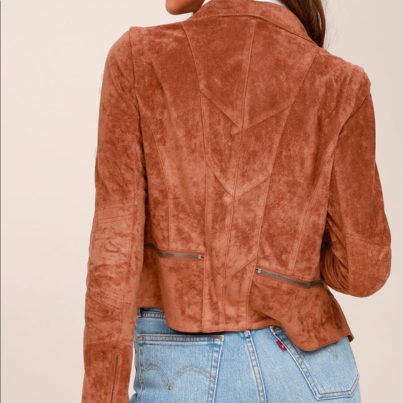 Lulu’s Rust Suede Moro Jacket - Picture 3 of 7